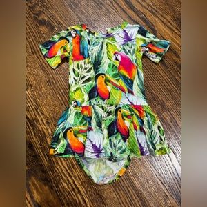 Little Bum Bums Skirted Bodysuit